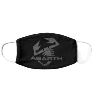 ABARTH Inspired Face MaskBlack Base)