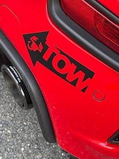 ABARTH Tow Decal / ǥ롡򡦲䡦ġ롦֡Ķ