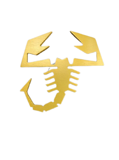 アバルト スコーピオン ディフューザー ベントバッジ GOLD