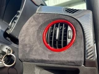 Carbonfibre Air Vent TrimRED carbon / for 595