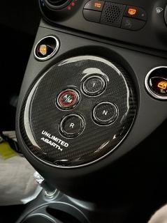 アバルト インテリア カーボンダッシュパネル,カーボン
