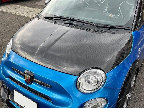UNLIMITED オリジナル カーボンボンネット FIAT500 / アバルト