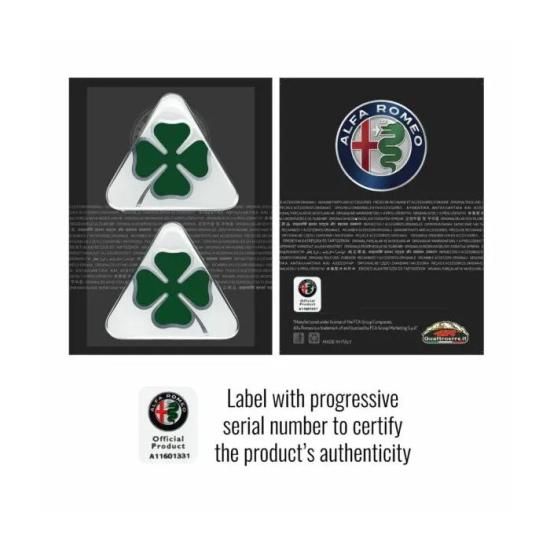 ALFA ROMEO アルファ ロメオ クアドリフォリオ レジンエンブレム