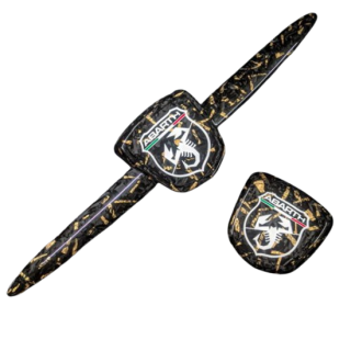GOLD FORGED BADGE KIT / ABARTH500595695
