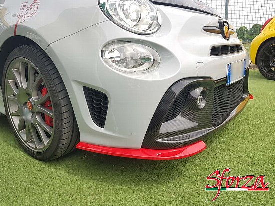 Sforza Abarth 595・695 フロントバンパーマスク専用フロントスポイラー /Sforza Abarth 595 ファイバーグラス  フロントバンパーマスク 専用フロントスポイラー