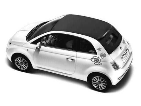 ꥢ FIAT եå500 FLOWER ƥåFIAT500e