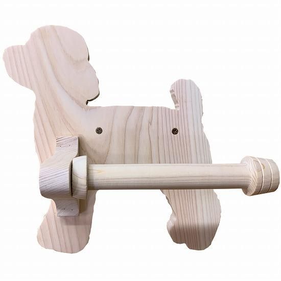 トイレットペーパーホルダー トイプードル Wd12h21cm 軸固定式ホルダー Angel S Dust Pet エンジェルズダストペット トイレットペーパーホルダー トイプードル Wd12h21cm 軸固定式ホルダー Angel S Dust Pet エンジェルズダストペット