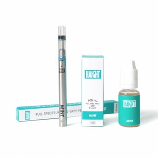 HAIGHT / FULL SPECTRUM CBD 4% E-LIQUID+PEN SET - MINT (\1,000 OFF!)