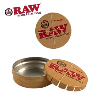 RAW / ROUND POPTOP STORAGE TIN