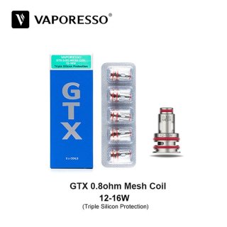 VAPORESSO / GTX 0.8 Mesh Coil 12W-16W (5PC)