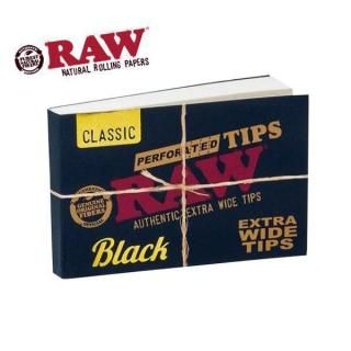 RAW / BLACK EXTRA WIDE TIPS 