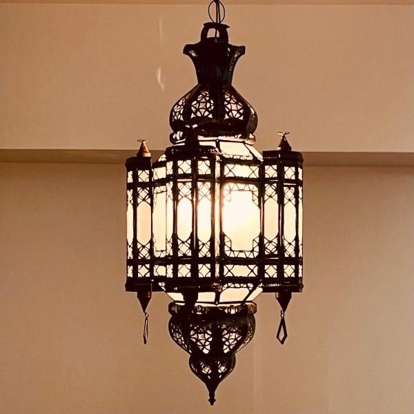 モロッコランプ モロッカン ランプ L クリア ランプシェード ライト 照明