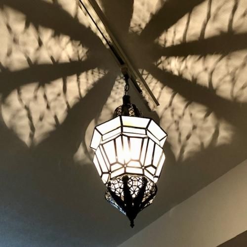 モロッコ  ランプ 楽天市場】ガラスペンダントライト・モロッコランプ 多面体形