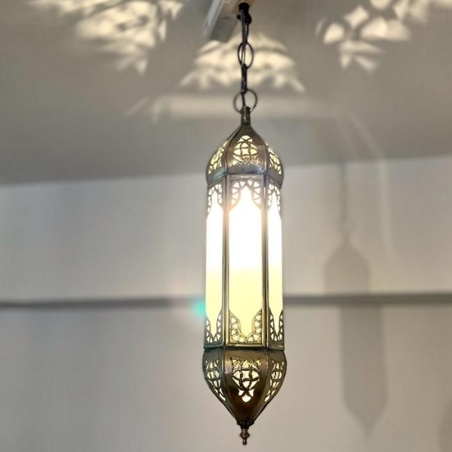 モロッコランプ ミナレット／フロスト - GADAN Online