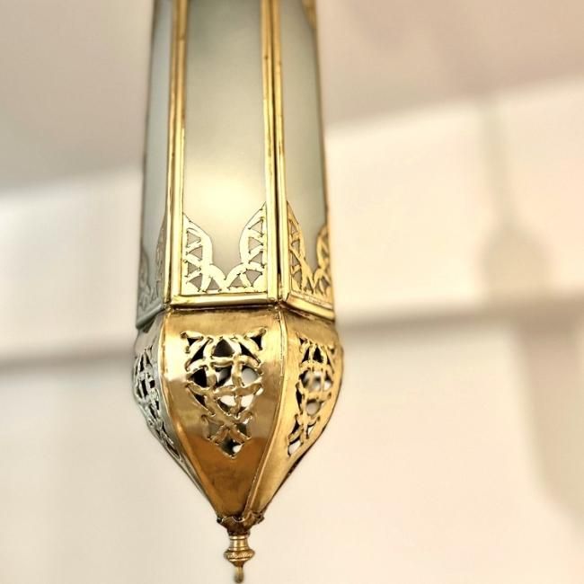 モロッコランプ ミナレット／フロスト - GADAN Online