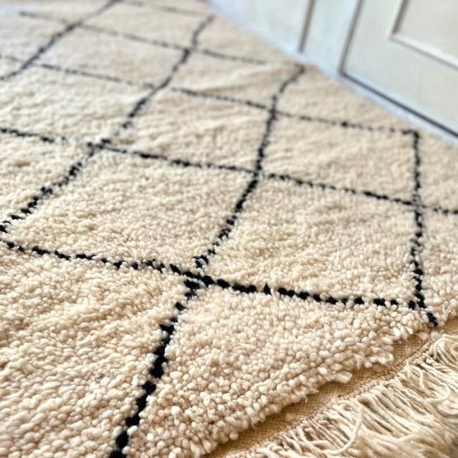 モロッコ ベニワレン Beniourain ラグ 約98×147cm モロッコ ベニワレン Beniourain ラグ 約98×147cm モロッコ