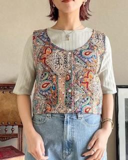 <img class='new_mark_img1' src='https://img.shop-pro.jp/img/new/icons14.gif' style='border:none;display:inline;margin:0px;padding:0px;width:auto;' />Newment 80's vintage tanktop vest No.9