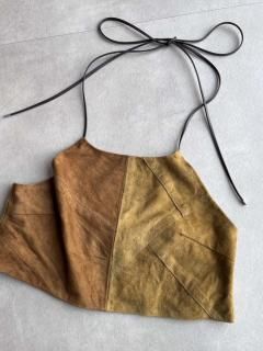 <img class='new_mark_img1' src='https://img.shop-pro.jp/img/new/icons14.gif' style='border:none;display:inline;margin:0px;padding:0px;width:auto;' />Newment leather skirt remake bustier No.15