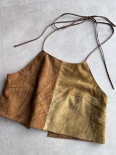 <img class='new_mark_img1' src='https://img.shop-pro.jp/img/new/icons14.gif' style='border:none;display:inline;margin:0px;padding:0px;width:auto;' />Newment leather skirt remake bustier No.7