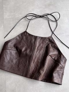 <img class='new_mark_img1' src='https://img.shop-pro.jp/img/new/icons14.gif' style='border:none;display:inline;margin:0px;padding:0px;width:auto;' />Newment leather skirt remake bustier No.6