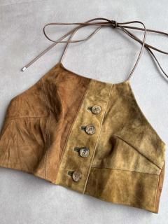 <img class='new_mark_img1' src='https://img.shop-pro.jp/img/new/icons14.gif' style='border:none;display:inline;margin:0px;padding:0px;width:auto;' />Newment leather skirt remake bustier No.3