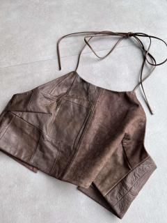 <img class='new_mark_img1' src='https://img.shop-pro.jp/img/new/icons14.gif' style='border:none;display:inline;margin:0px;padding:0px;width:auto;' />Newment leather skirt remake bustier No.1
