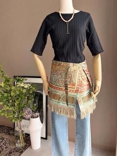 <img class='new_mark_img1' src='https://img.shop-pro.jp/img/new/icons14.gif' style='border:none;display:inline;margin:0px;padding:0px;width:auto;' />Newment Vintage arabic rug skirtNo.26