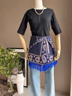 <img class='new_mark_img1' src='https://img.shop-pro.jp/img/new/icons14.gif' style='border:none;display:inline;margin:0px;padding:0px;width:auto;' />Newment Vintage arabic rug skirtNo.25