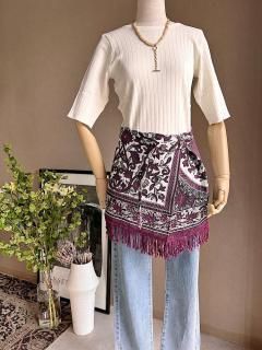 <img class='new_mark_img1' src='https://img.shop-pro.jp/img/new/icons14.gif' style='border:none;display:inline;margin:0px;padding:0px;width:auto;' />Newment Vintage arabic rug skirtNo.10