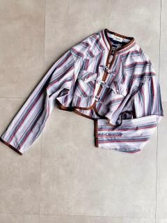 <img class='new_mark_img1' src='https://img.shop-pro.jp/img/new/icons14.gif' style='border:none;display:inline;margin:0px;padding:0px;width:auto;' />Newment 80's china button shirt jacket No.7