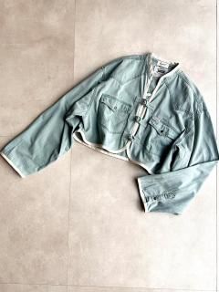 <img class='new_mark_img1' src='https://img.shop-pro.jp/img/new/icons14.gif' style='border:none;display:inline;margin:0px;padding:0px;width:auto;' />Newment 80's china button shirt jacket No.4