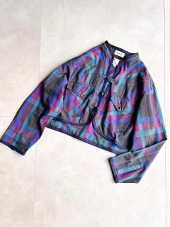<img class='new_mark_img1' src='https://img.shop-pro.jp/img/new/icons14.gif' style='border:none;display:inline;margin:0px;padding:0px;width:auto;' />Newment 80's china button shirt jacket No.1