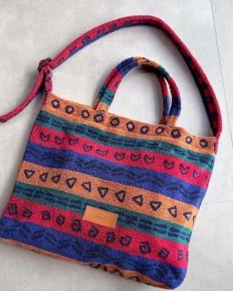 <img class='new_mark_img1' src='https://img.shop-pro.jp/img/new/icons14.gif' style='border:none;display:inline;margin:0px;padding:0px;width:auto;' />Newment 70's vintage pile gown BAG No.19