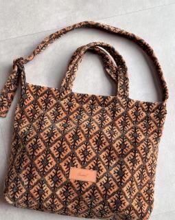 <img class='new_mark_img1' src='https://img.shop-pro.jp/img/new/icons14.gif' style='border:none;display:inline;margin:0px;padding:0px;width:auto;' />Newment 70's vintage pile gown BAG No.17