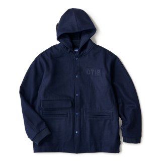 Melton Wool School Coat / Navy