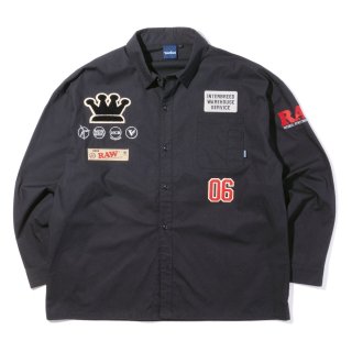 RAW × INTERBREED “Worker's Shirts” / Black