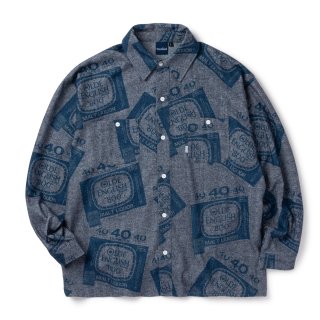 Drunkers Flannel shirt / Blue