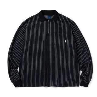Patterned Half-Zip Polo / Stripe