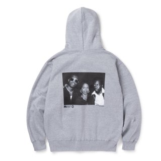 Ernie Paniccioli for INTERBREED “The Fugees Zip -up Heavy Hoodie” / H.Grey