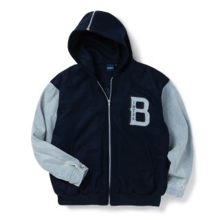IB Hooded School Jacket / Navy