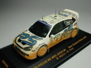 1/43 フォード フォーカス RS WRC EV03 ニュージーランドラリー 2003 #4 泥はね仕様 M.Martin<br>