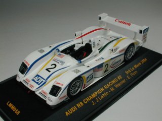 1/43 アウディ R8 Champion Racing ル・マン24時間 3位 2004 #2<br>