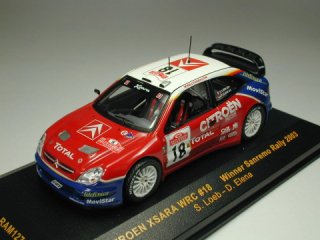 1/43 シトロエン クサラ WRC サンレモラリー 優勝 2003 #18 S.Loeb D.Elena<br>