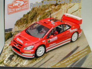1/43 プジョー 307 WRC ラリーモンテカルロ 2005 #7 M.Gronholm T.Rautiainen<br>