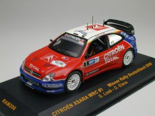 1/43 シトロエン クサラ WRC ラリー・ドイチェランド 優勝 2005 #1 S.Loeb D.Elena<br>