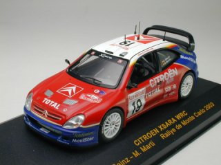 1/43 シトロエン クサラ WRC ラリー・モンテカルロ 3位 2003 #19 C.Sainz M.Marti<br>