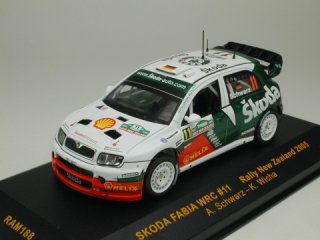 1/43 シュコダ ファビア WRC ラリー･ニュージーランド 2005 #11 A.Schwarz K.Wicha<br>