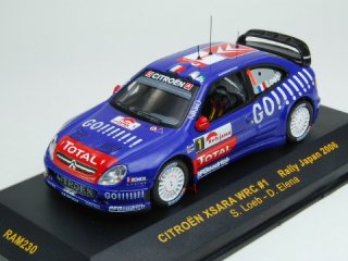 1/43 シトロエン クサラ WRC ラリー・ジャパン 優勝 2006 #1 S.Loeb D.Elena<br>