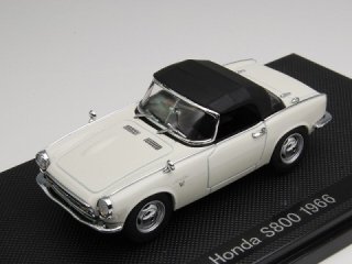 1/43 ホンダ S800 1966 ホワイト<br>