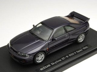 1/43 ニッサン スカイライン GT-R R33 Vスペック 1995 パープル<br>